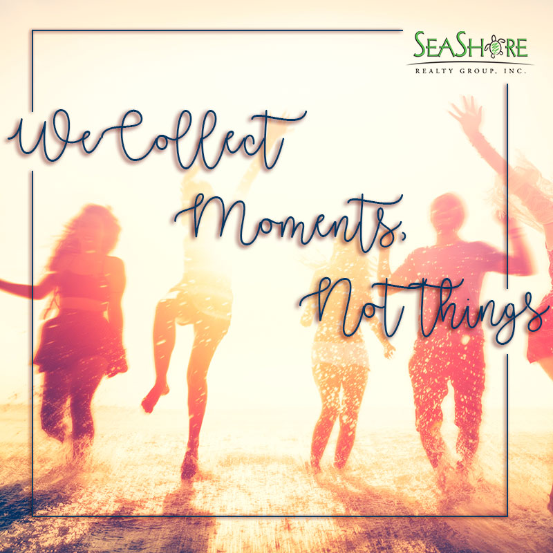 We Collect Moments, Not Things